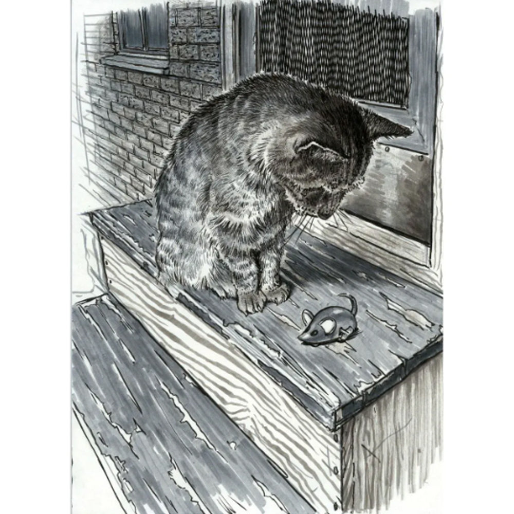 Faber-Castell Pitt Artist India Ink Pen Set, 8 pcs., Black&Grey