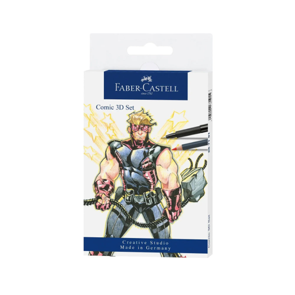 Faber-Castell Comic Illustration 3D Set, 11 pieces