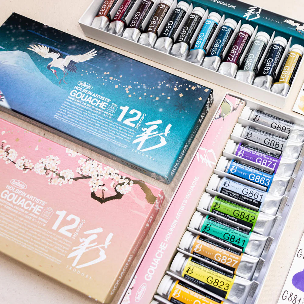 Holbein Irodori Artists’ Gouache Tubes