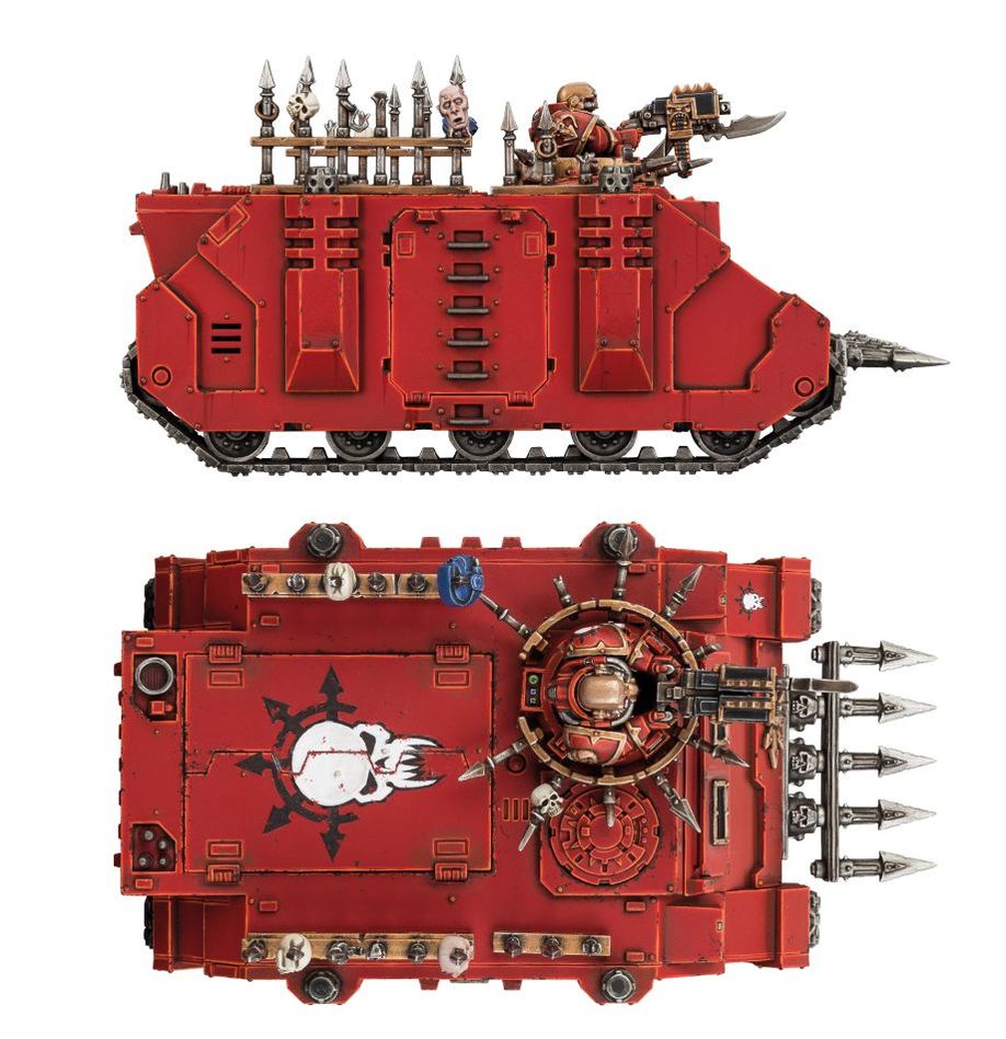 Warhammer 40,000 Chaos Space Marines: Chaos Rhino Miniature Set