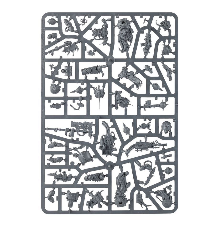 Warhammer 40,000 Death Guards: Plague Marines Miniatures Set