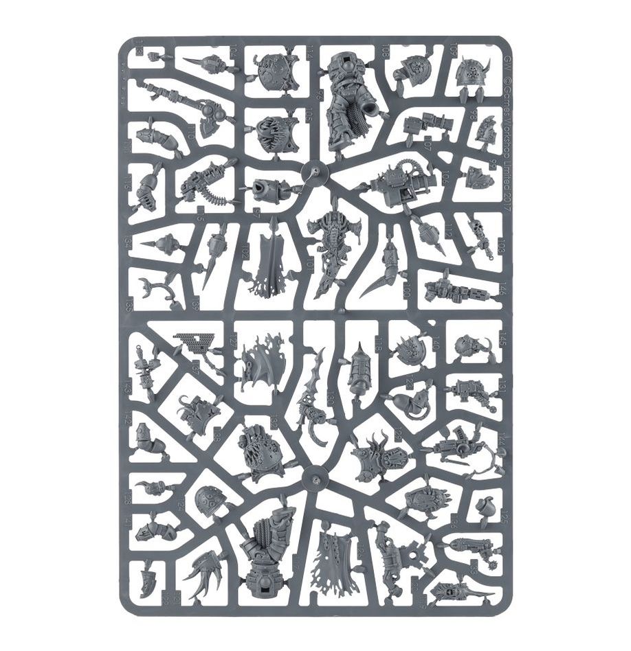 Warhammer 40,000 Death Guards: Plague Marines Miniatures Set