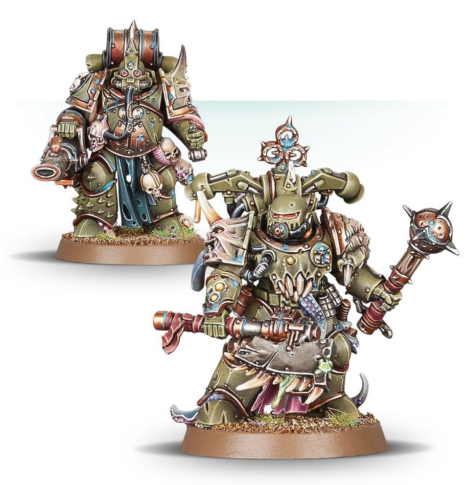 Warhammer 40,000 Death Guards: Plague Marines Miniatures Set