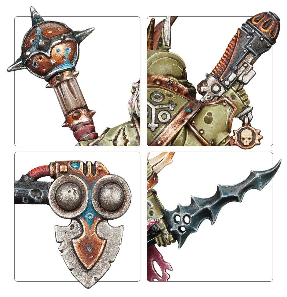 Warhammer 40,000 Death Guards: Plague Marines Miniatures Set