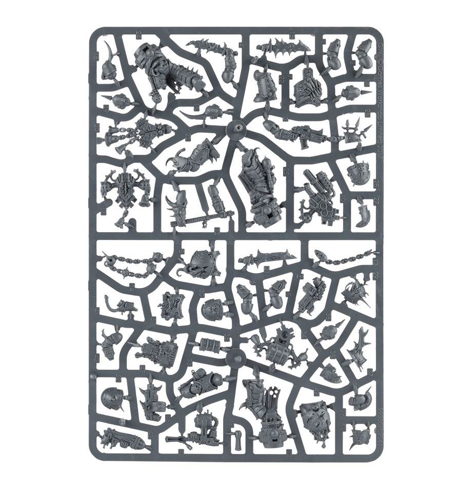 Warhammer 40,000 Death Guards: Plague Marines Miniatures Set