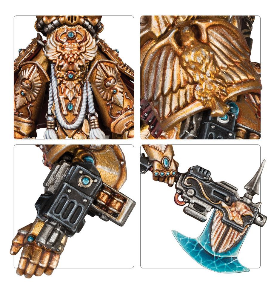 Warhammer 40,000 Adeptus Custodes: Allarus Custodians Miniatures Set