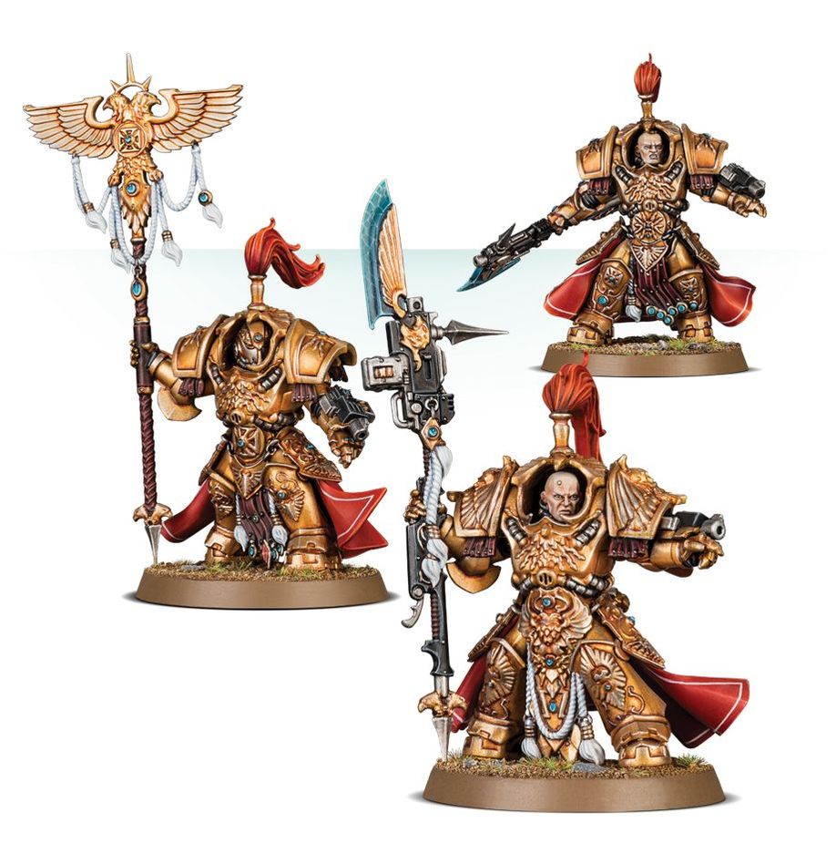 Warhammer 40,000 Adeptus Custodes: Allarus Custodians Miniatures Set