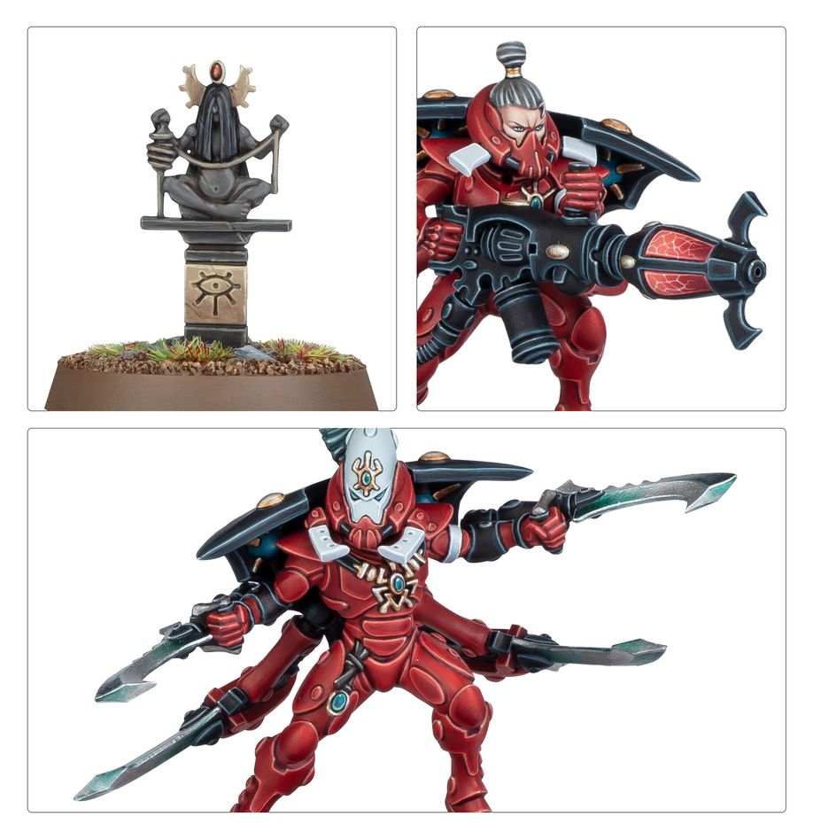 Warhammer 40,000 Aeldari: Warp Spiders Miniatures Set