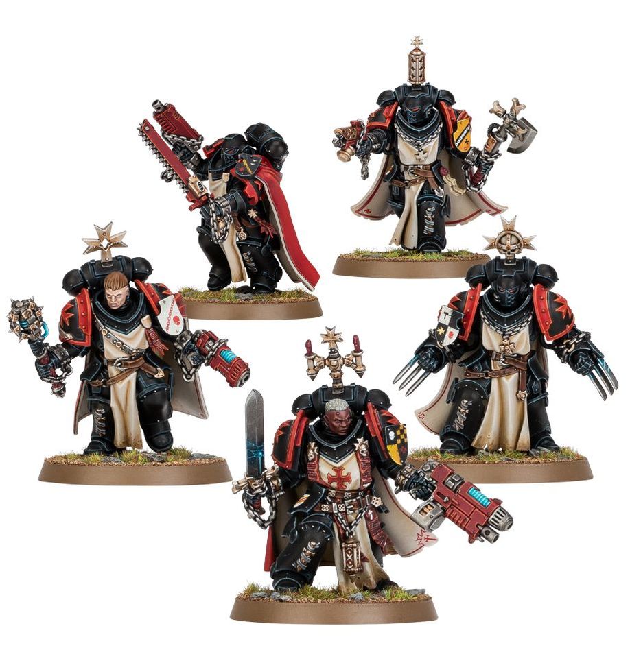 Warhammer 40,000 Black Templars Sword Brethren Miniatures Set
