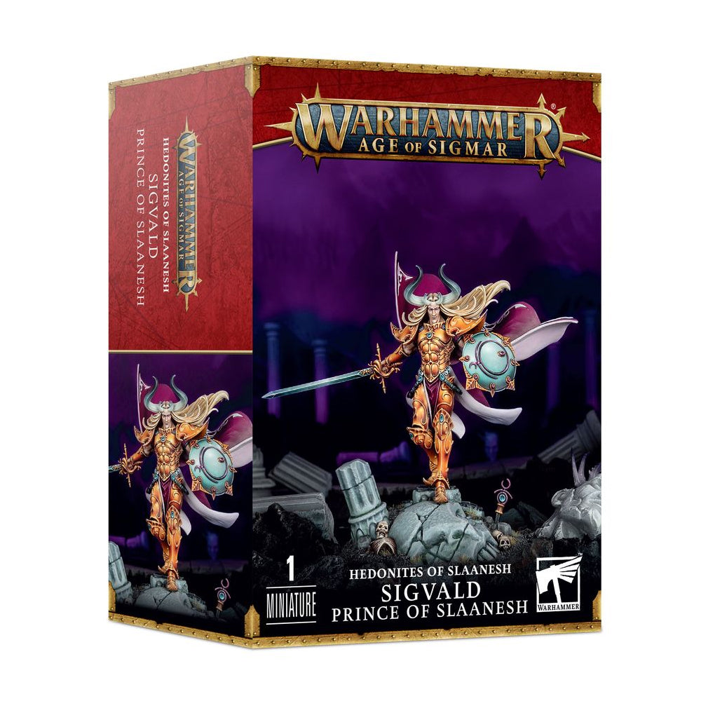 Warhammer Age of Sigmar Sigvald, Prince of Slaanesh Miniature Set