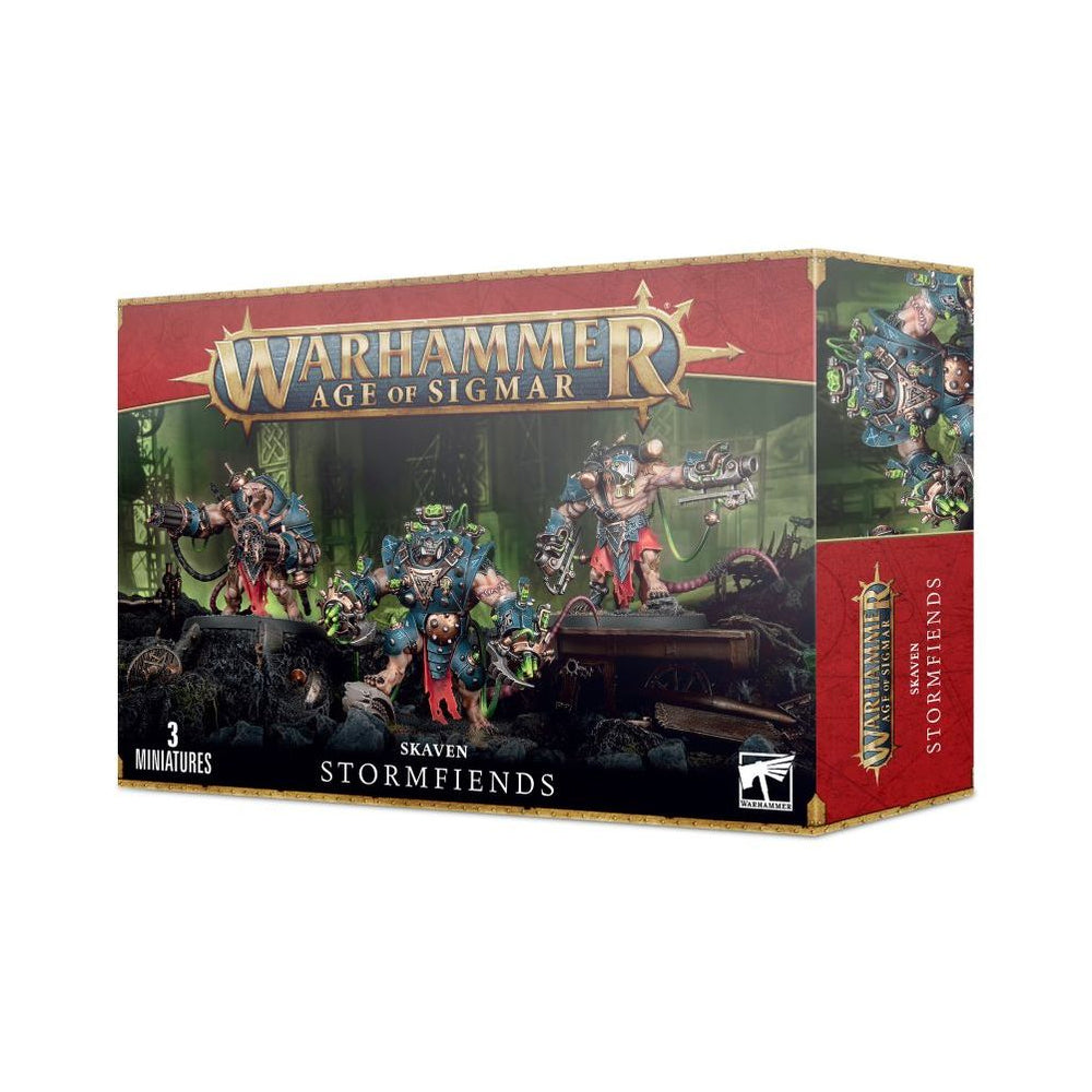 Warhammer Age of Sigmar Skaven Stormfiends Miniatures Set