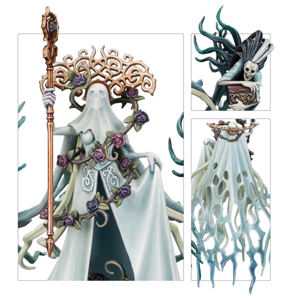 Warhammer Age of Sigmar Lady Olynder, Mortarch of Grief Miniature Set