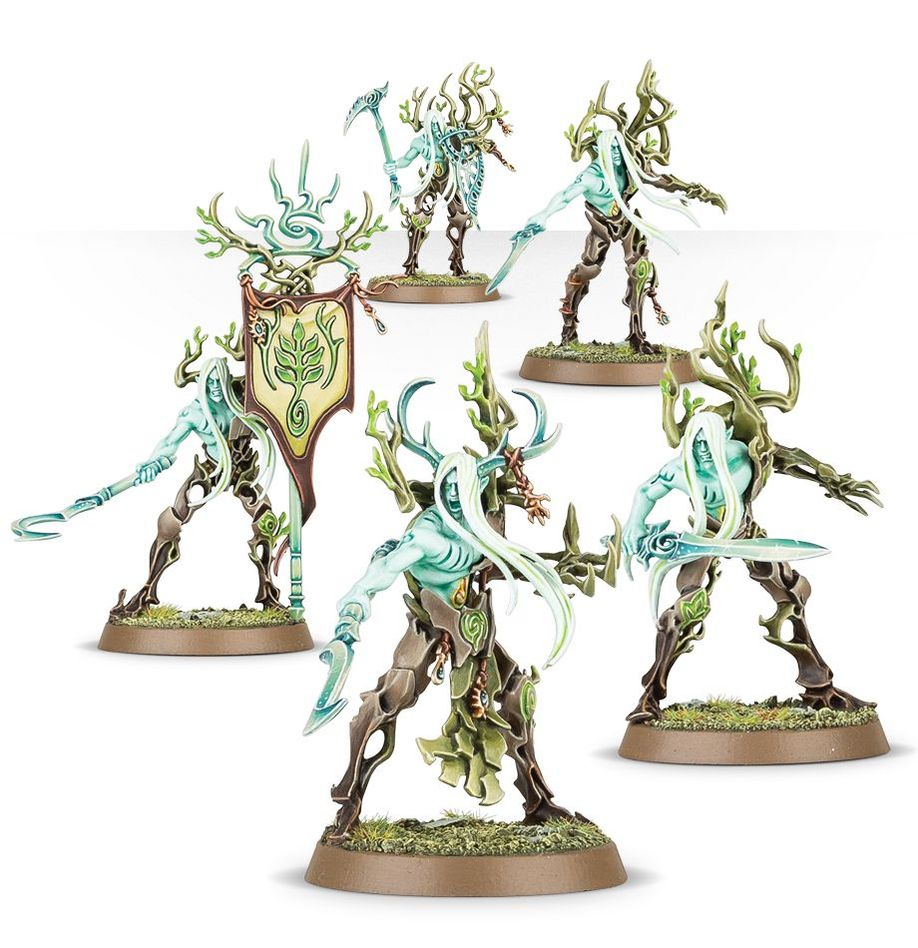 Warhammer Age of Sigmar Sylvaneth: Tree-Revenants Miniatures Set