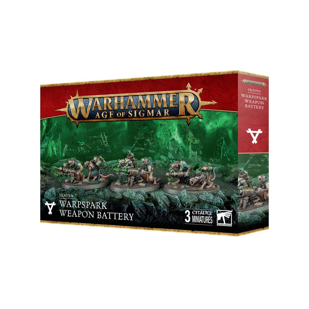 Warhammer Age of Sigmar: Skaven: Warpspark Weapon Battery Miniature Set