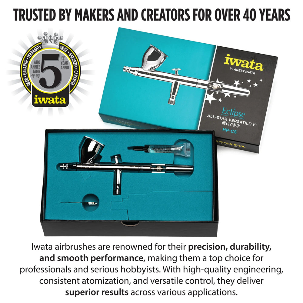 Iwata Eclipse HP-CS Gravity Feed Dual Action Airbrush