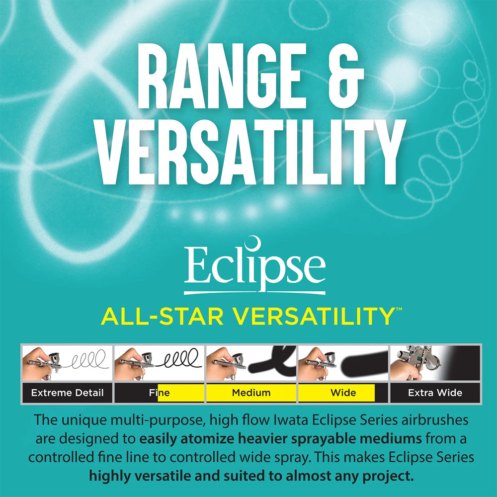 Iwata Eclipse HP-CS Gravity Feed Dual Action Airbrush