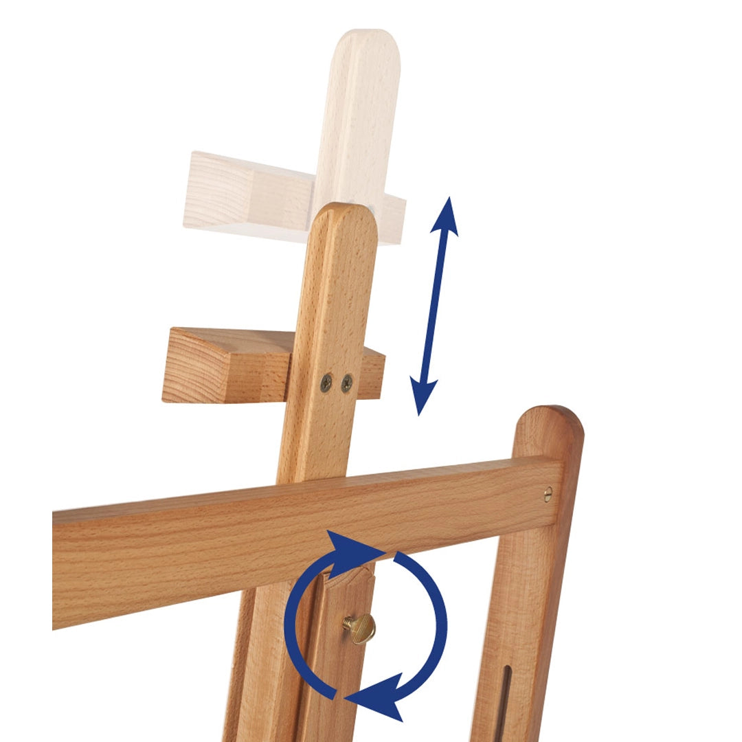 MABEF Studio Easel with Adjustable Angle