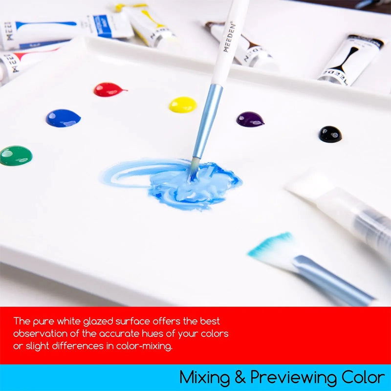 MEEDEN Porcelain Mixing Tray