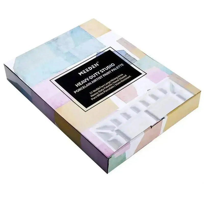 MEEDEN Studio Porcelain Watercolor Paint Palette