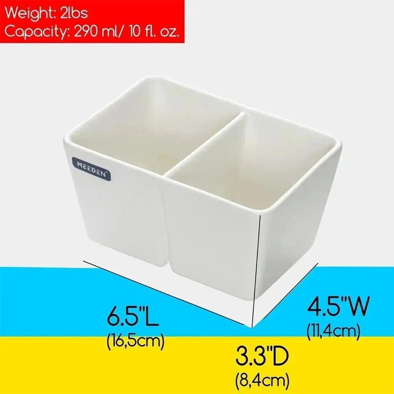 MEEDEN Ceramic Brush Wash Bowl