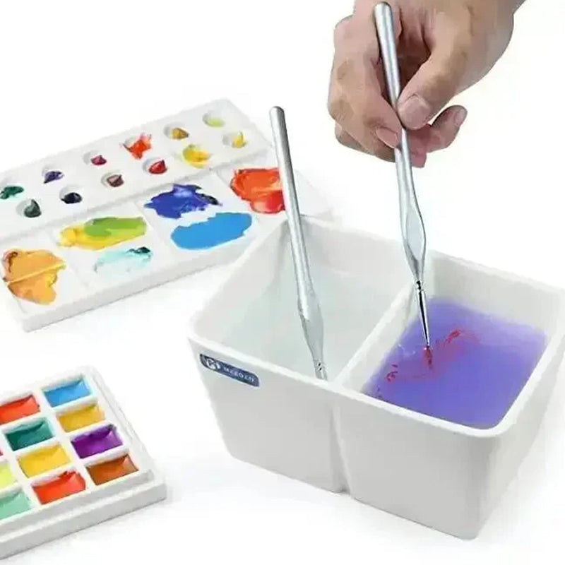 MEEDEN Ceramic Brush Wash Bowl