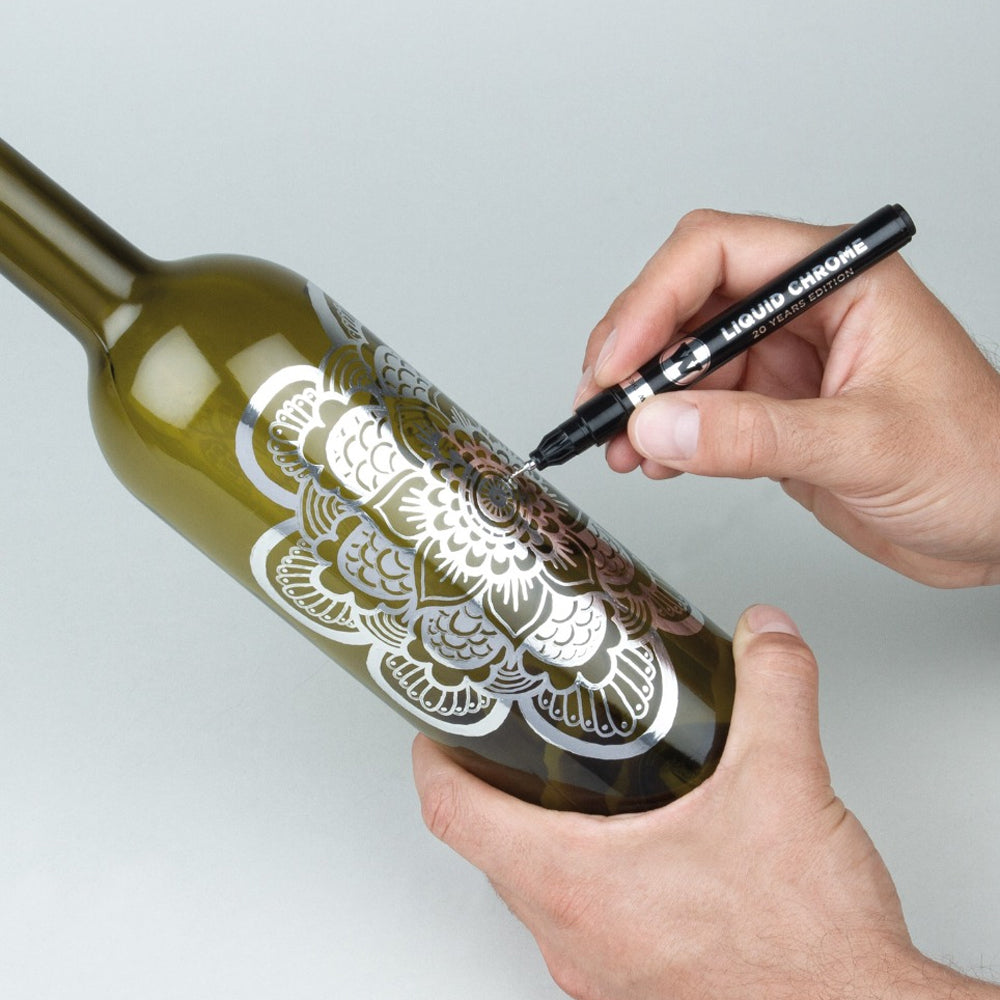 Molotow Liquid Chrome Markers with Mirror Effect Basic Set, 3 pcs.