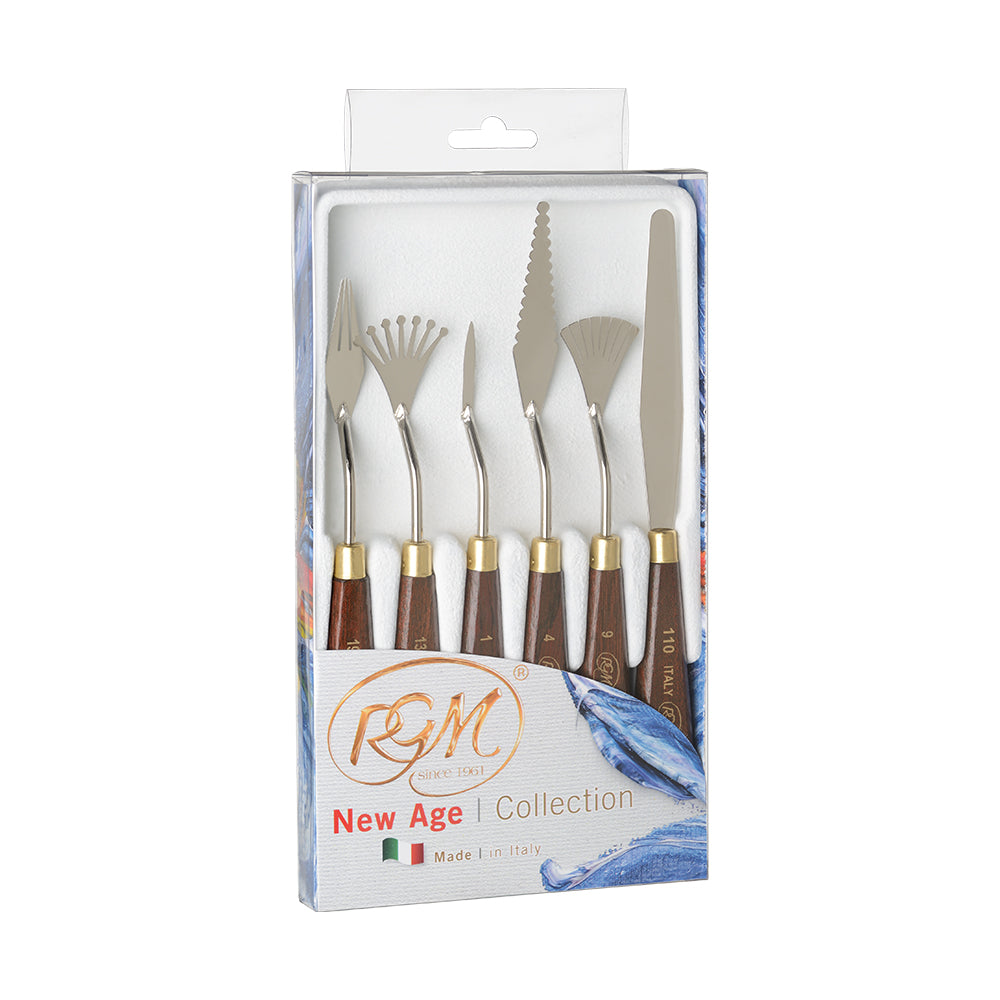 RGM New Age Line Painting Palette Knives Set of 6