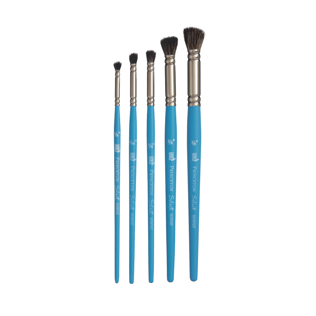 Princeton Select Artiste™ Deerfoot Stippler Mixed Bristles Brush