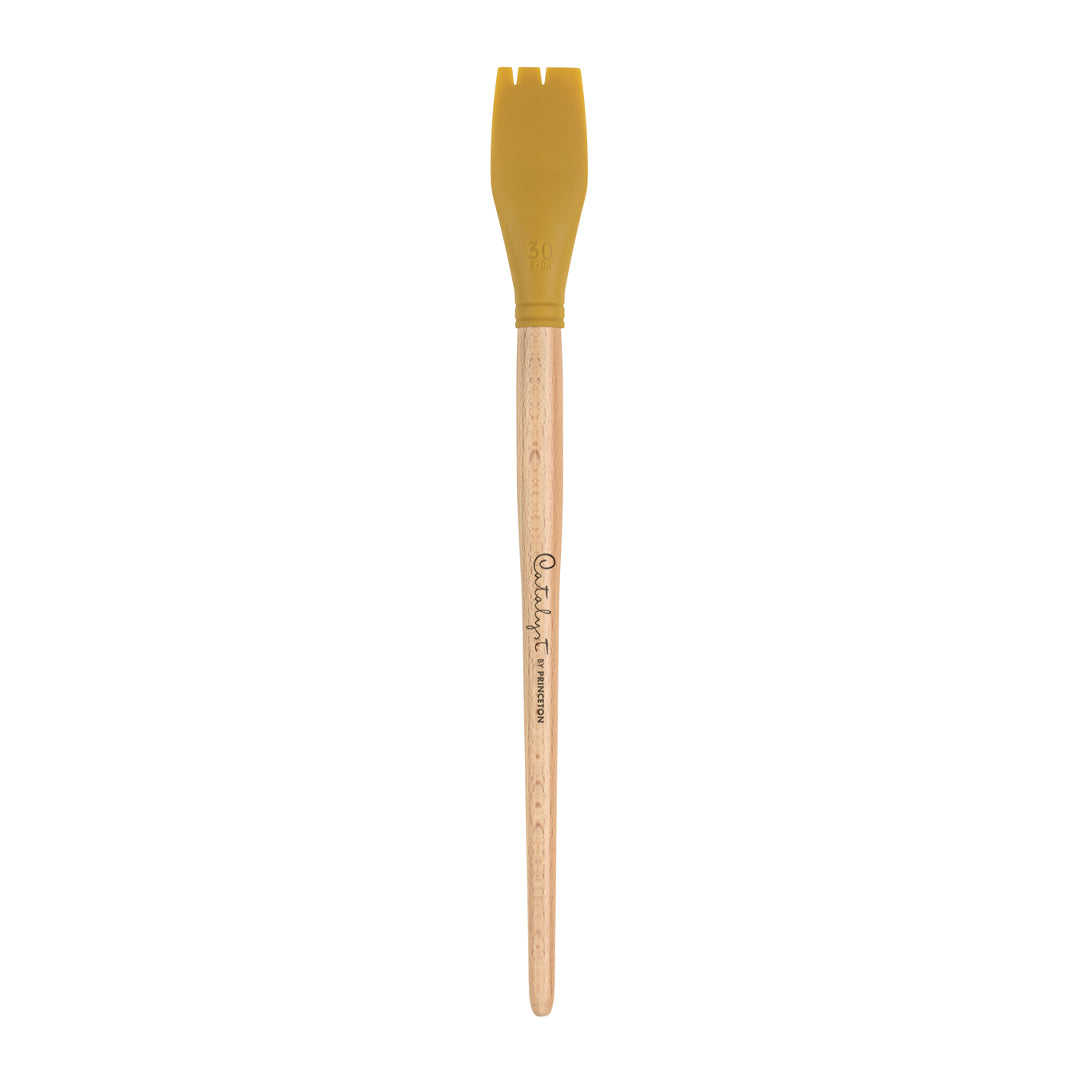 Princeton Brush Catalyst™ Blade Silicone Painting Tool, Yellow, No. 4