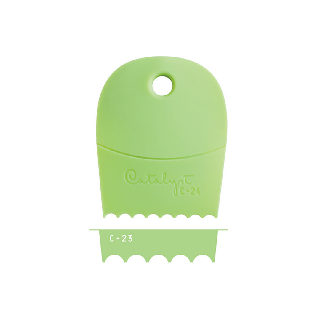 Princeton Brush Catalyst™ Contour Silicone Painting Tool, Green, Series 20