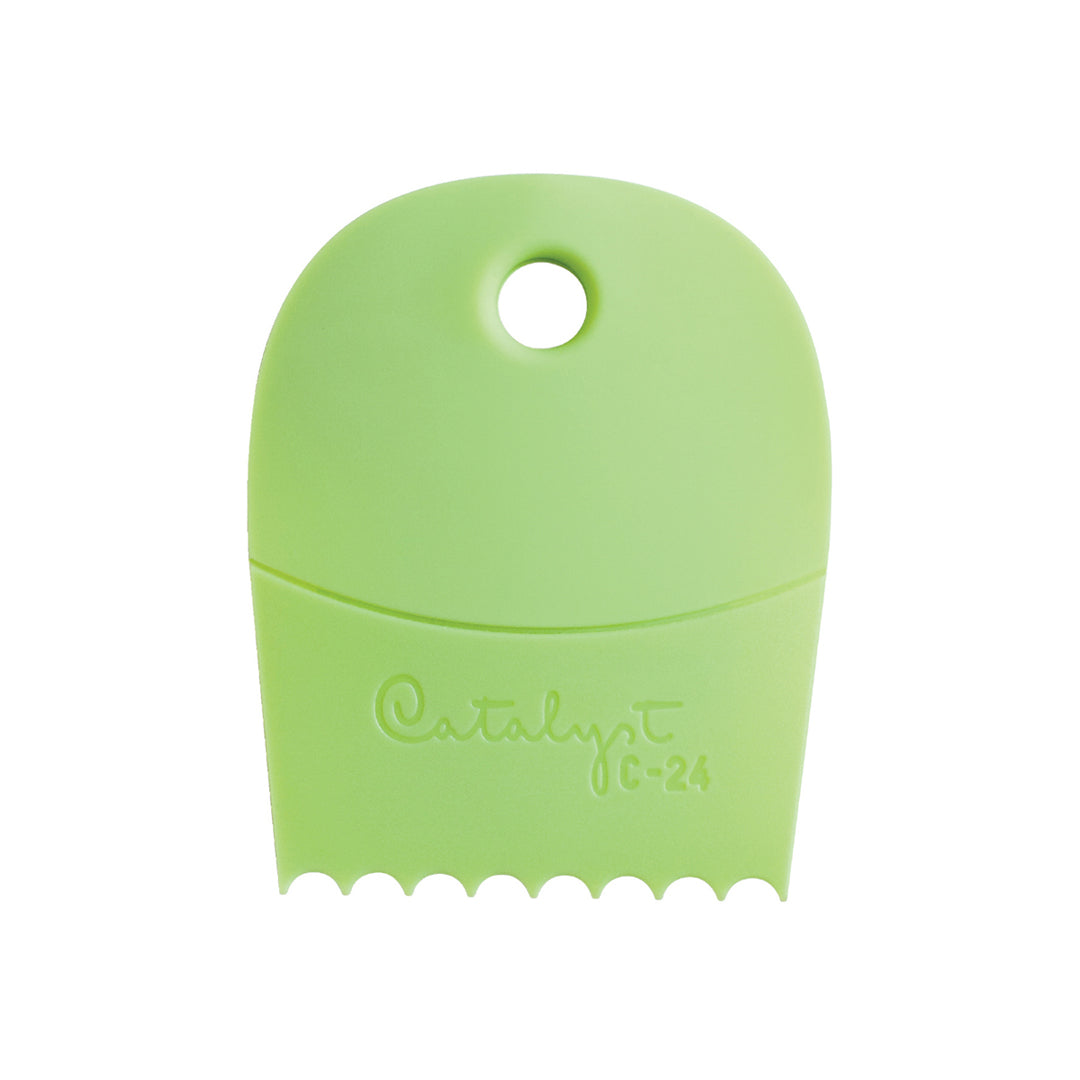 Princeton Brush Catalyst™ Contour Silicone Painting Tool, Green, Series 20