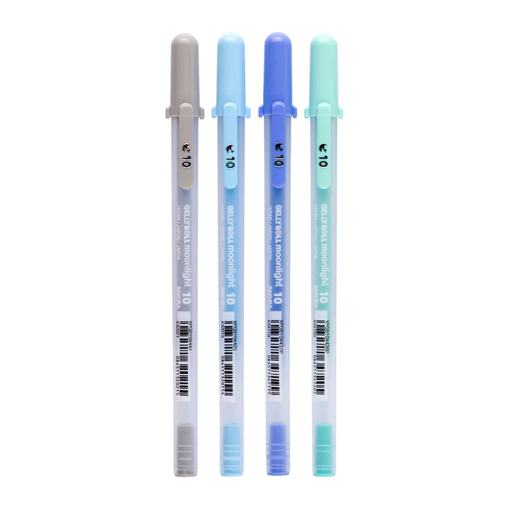Sakura Gelly Roll Gel Pens Set Moonlight 10 Aurora, 4 colors