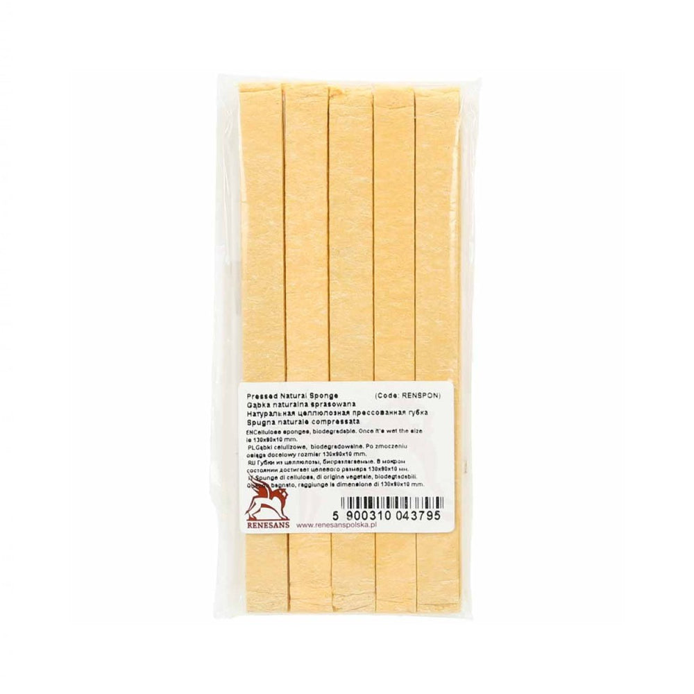 Renesans Natural Compressed Sponges, 5 pcs.