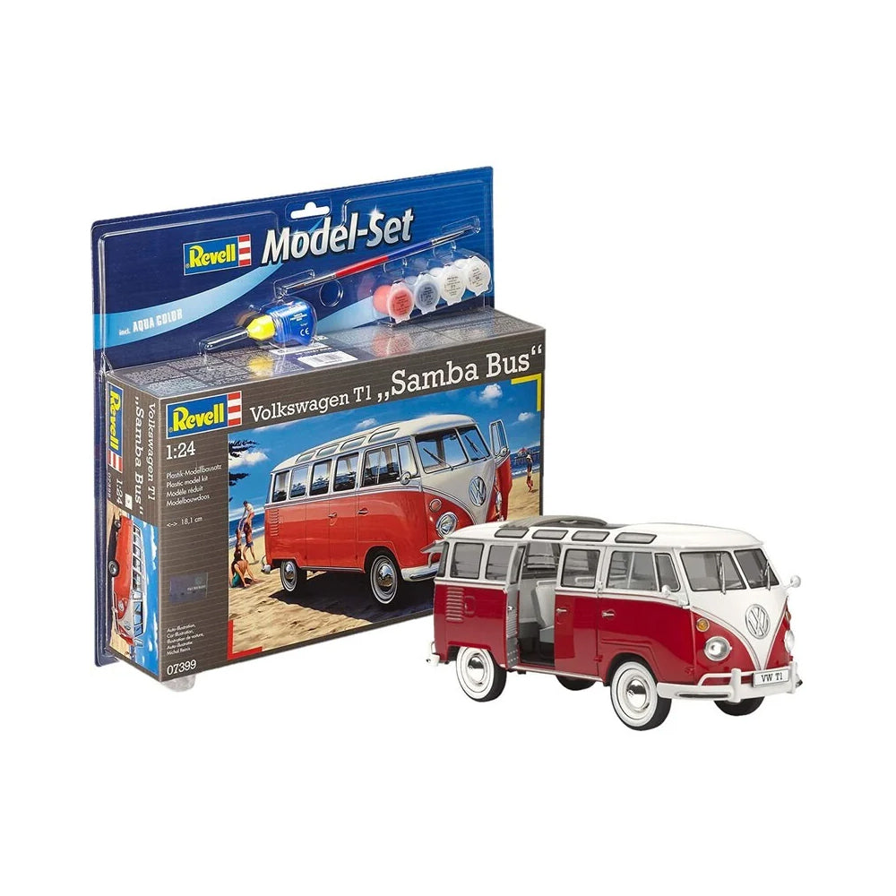 Revell Volkswagen T1 Samba Bus Scale Model, 1:24