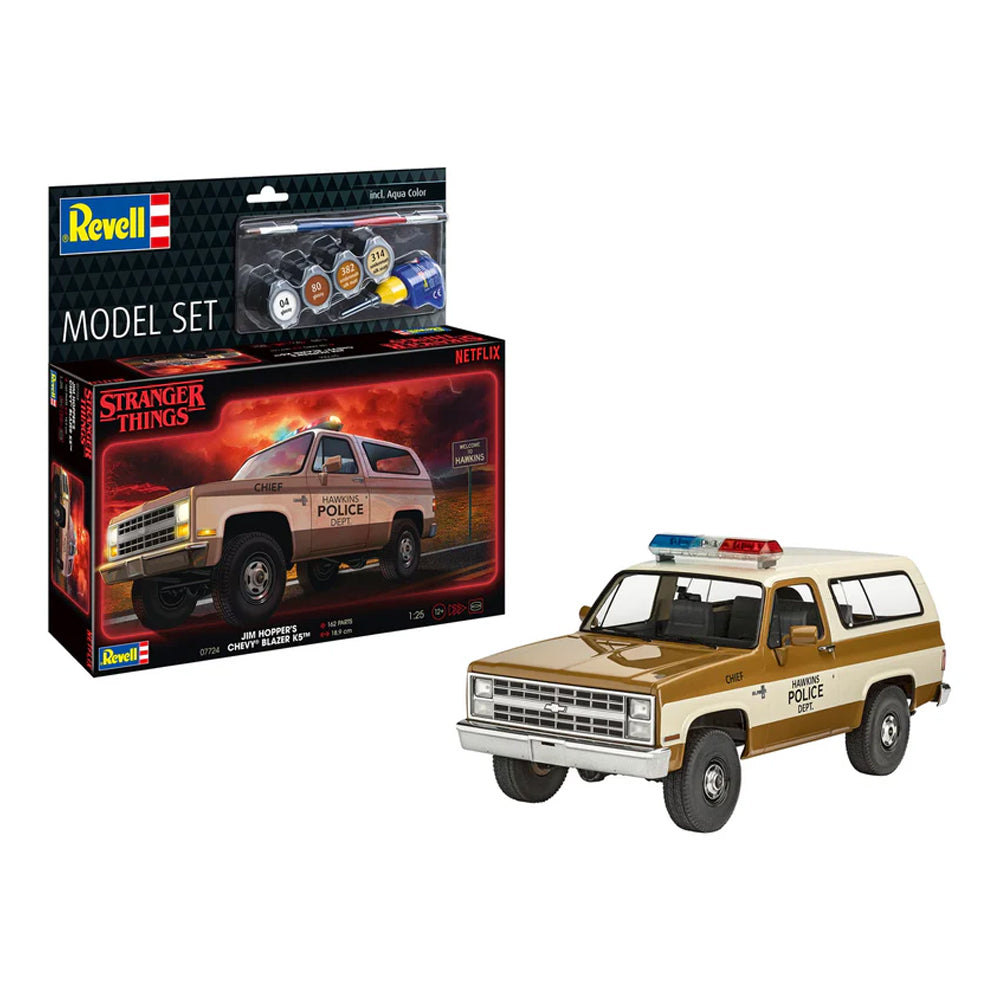Revell 1985 Chevrolet K5 Blazer: Stranger Things Scale Model Set, 1:25