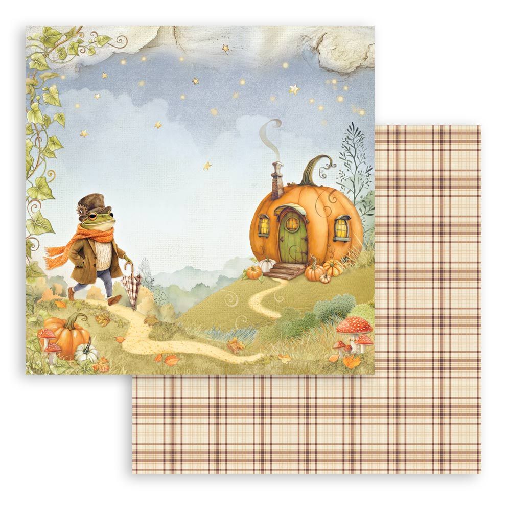 Stamperia Double-Sided Scrapbooking Paper Set - Whispering Woods, 10 units