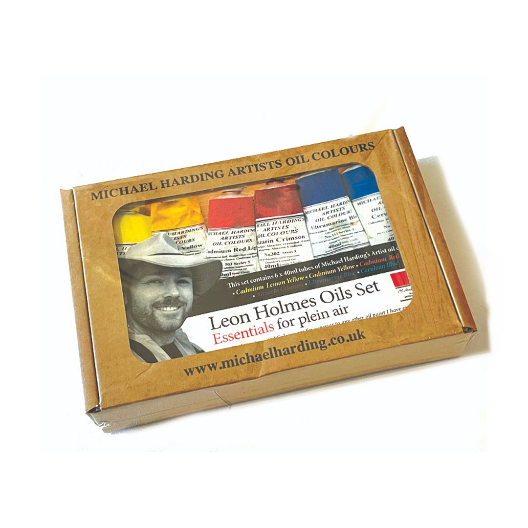 Michael Harding Leon Holmes Introduction Oil Paint Set, 6x40 ml