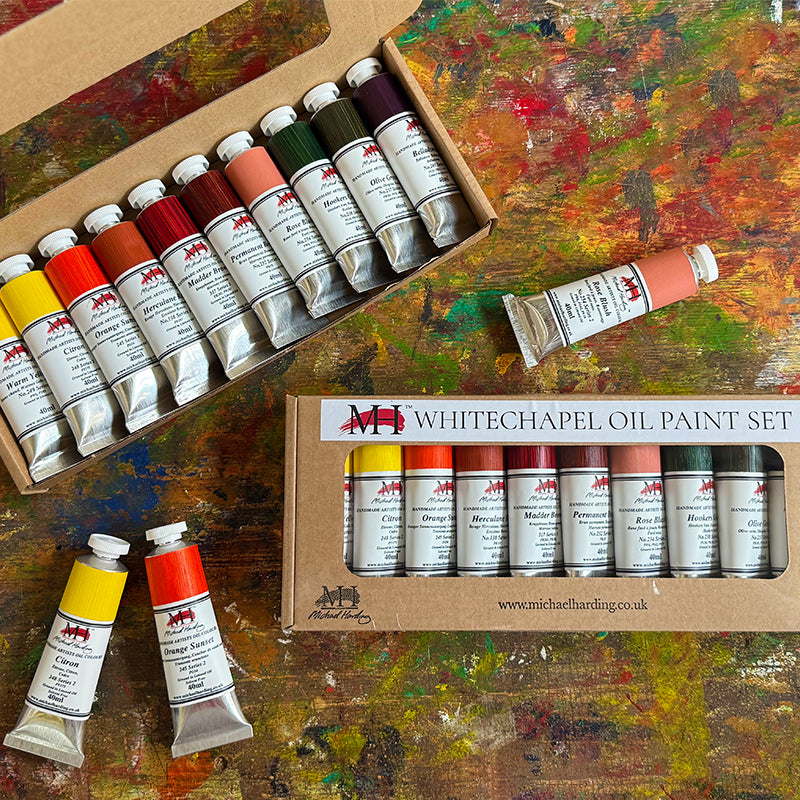 Michael Harding Whitechapel Oil Paint Set, 10x40 ml