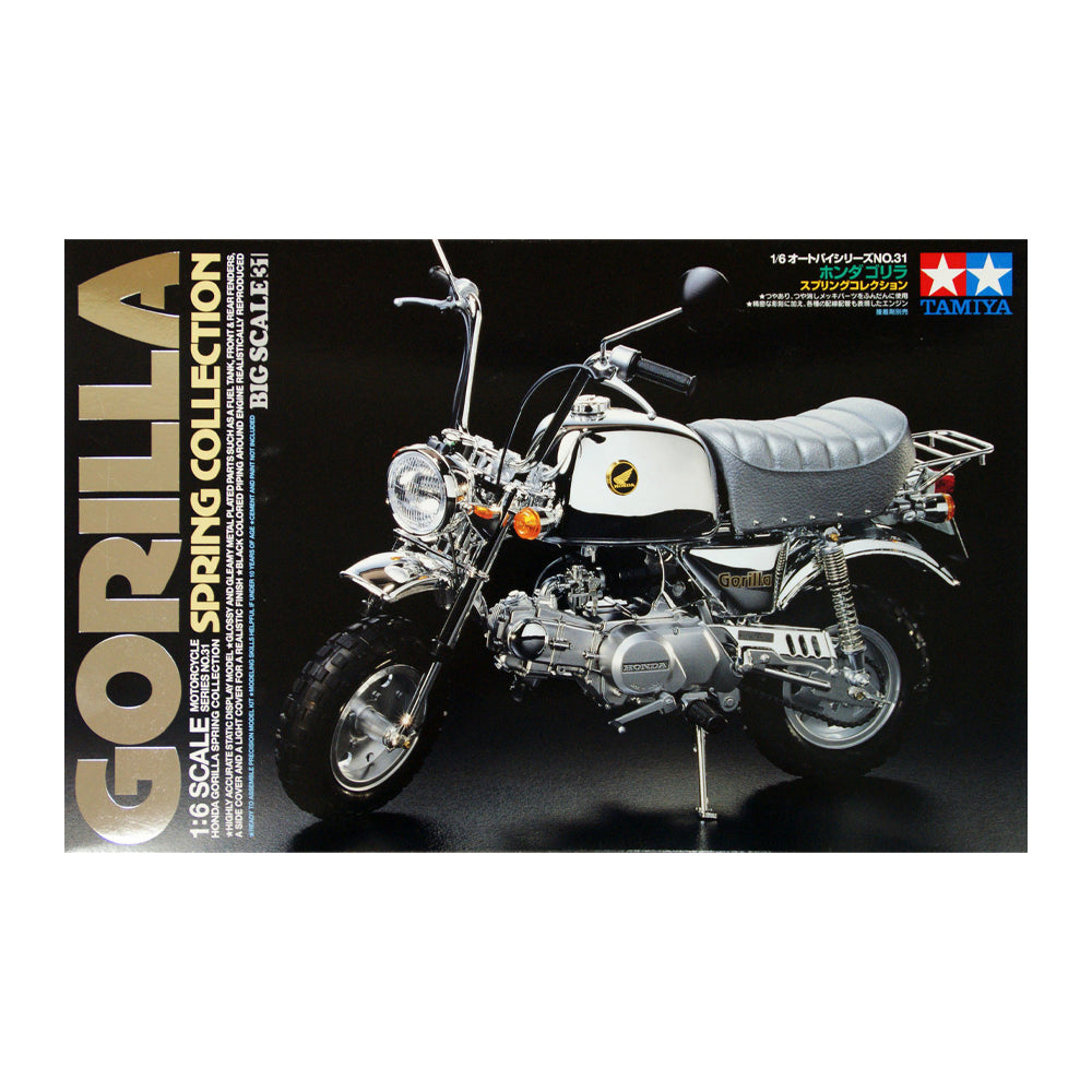 Tamiya Honda Gorilla Spring Collection Motorcycle Model Kit, 1:6