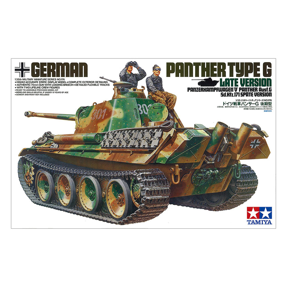 Tamiya German Panther Type G Late Version Model Kit, 1:35