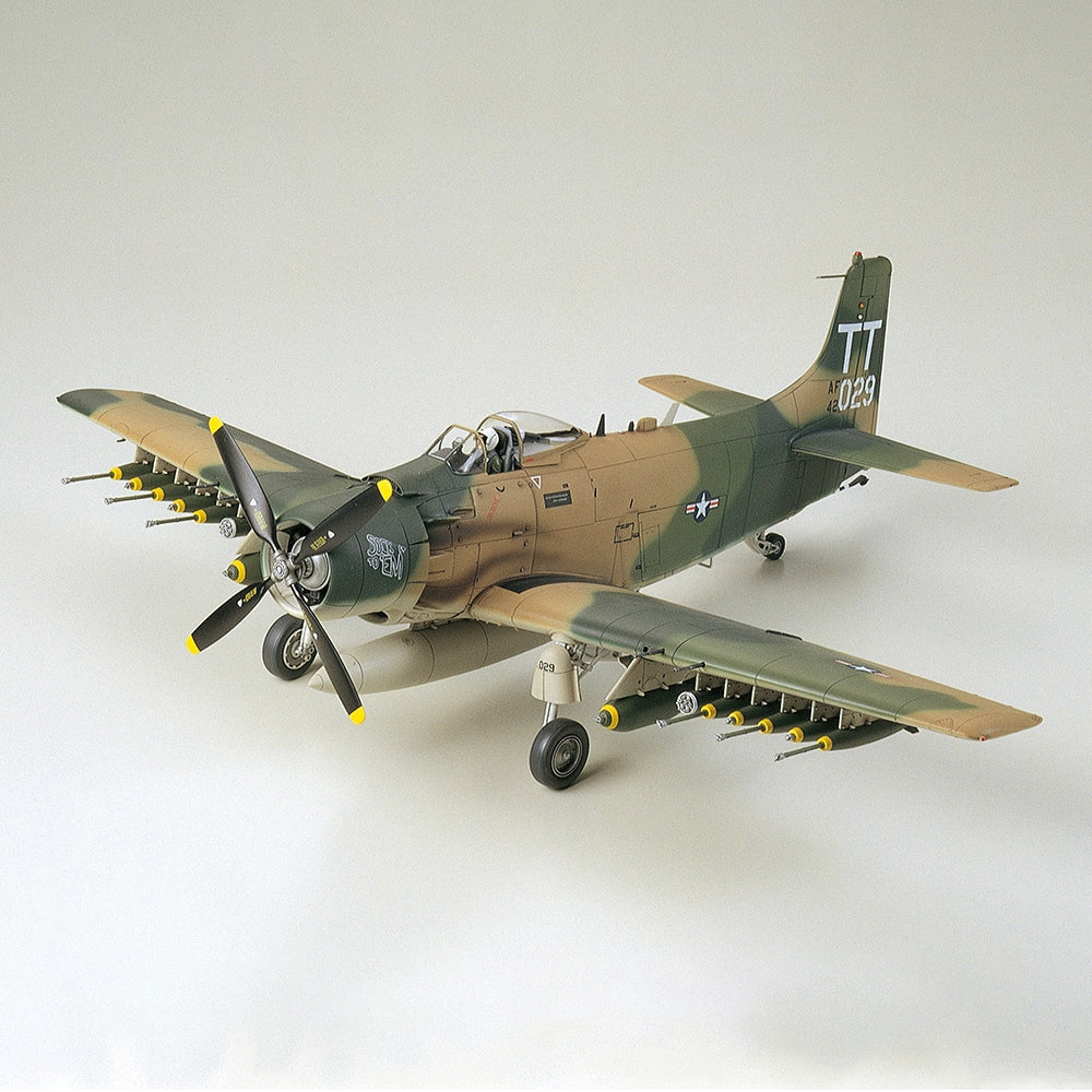 Tamiya Douglas A-1J Skyraider USAF Scale Model Kit, 1:48