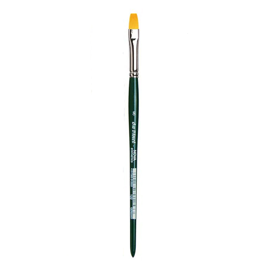 Da Vinci Nova Synthetic Flat Brush, series 122
