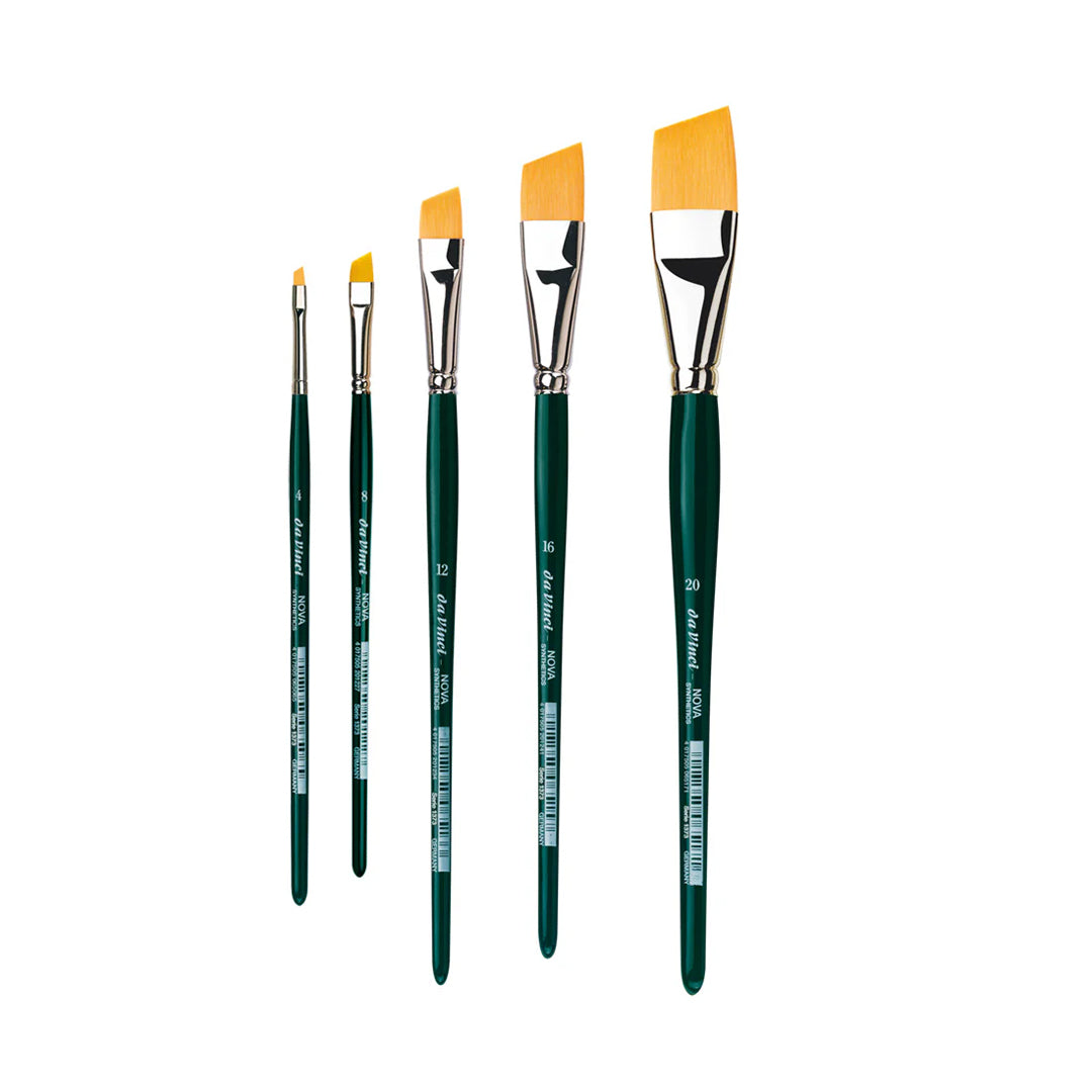 Da Vinci Nova Synthetic Slanted Edge Brush, series 1373