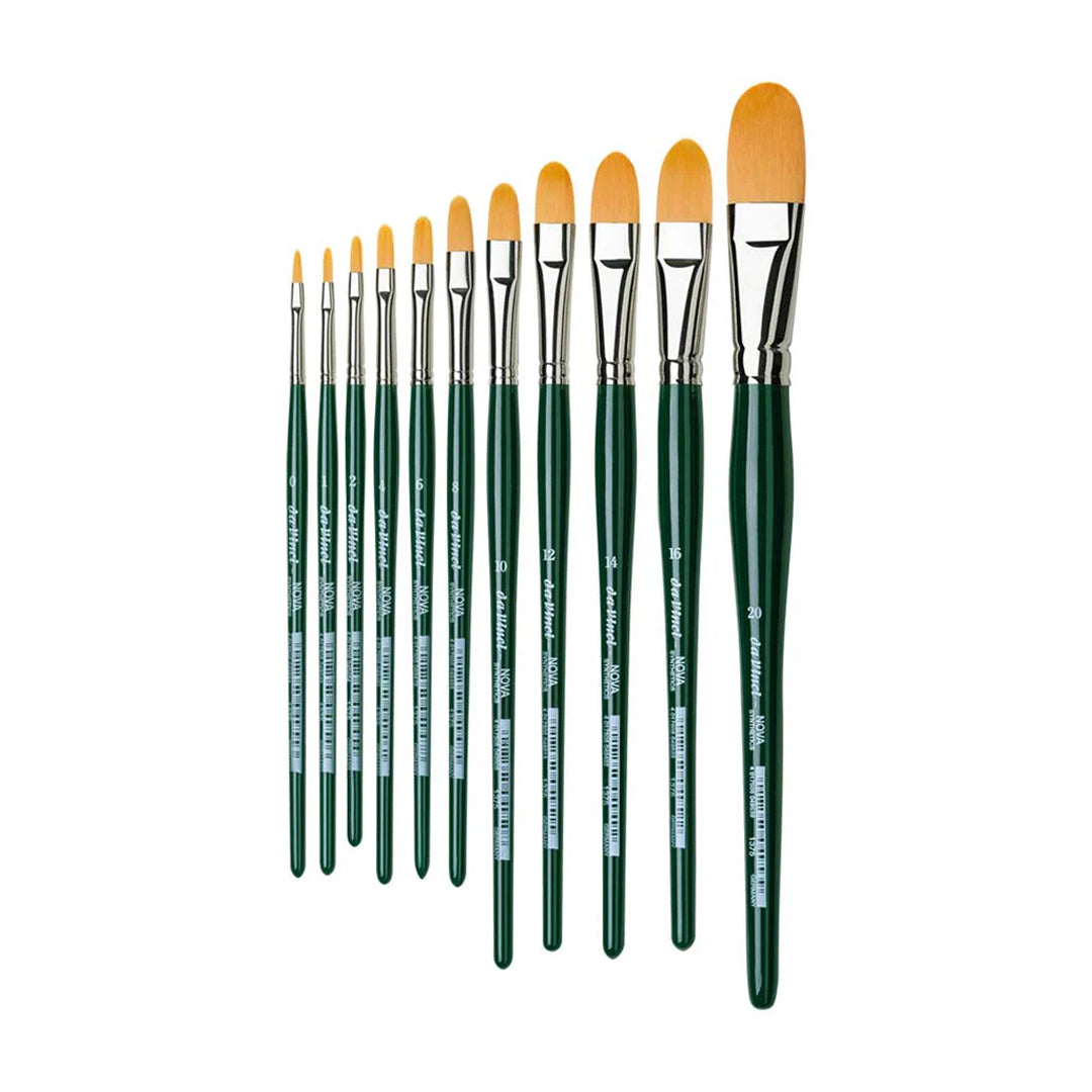 Da Vinci Nova Synthetic Filbert Brush, series 1375