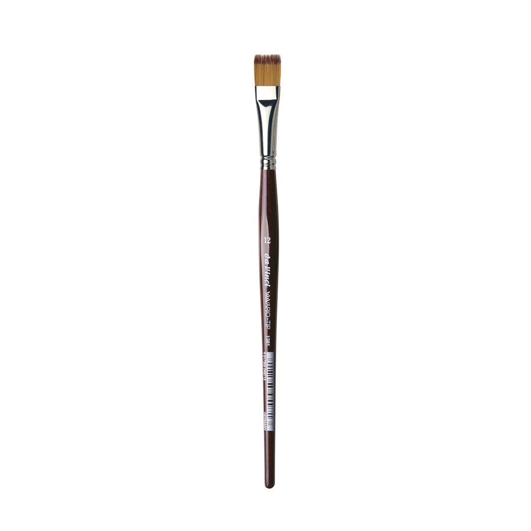 Da Vinci Vario Tip Synthetic Flat Brush, series 1381