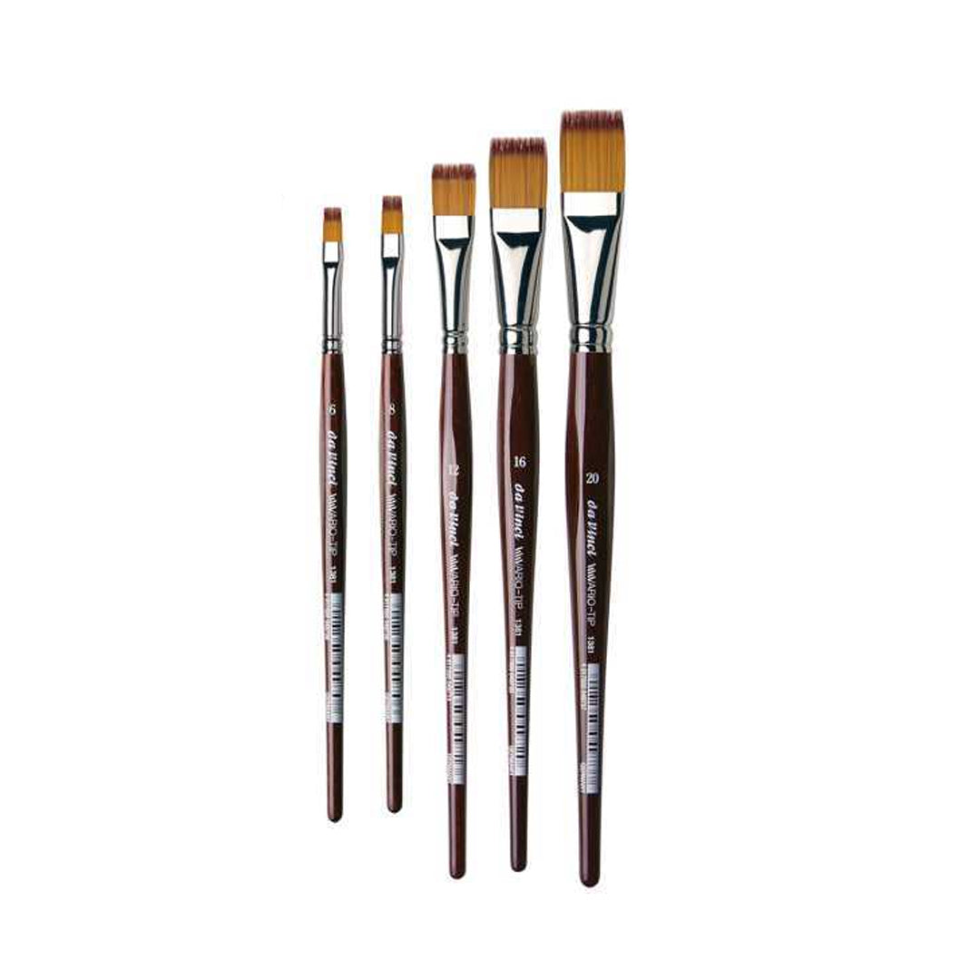 Da Vinci Vario Tip Synthetic Flat Brush, series 1381