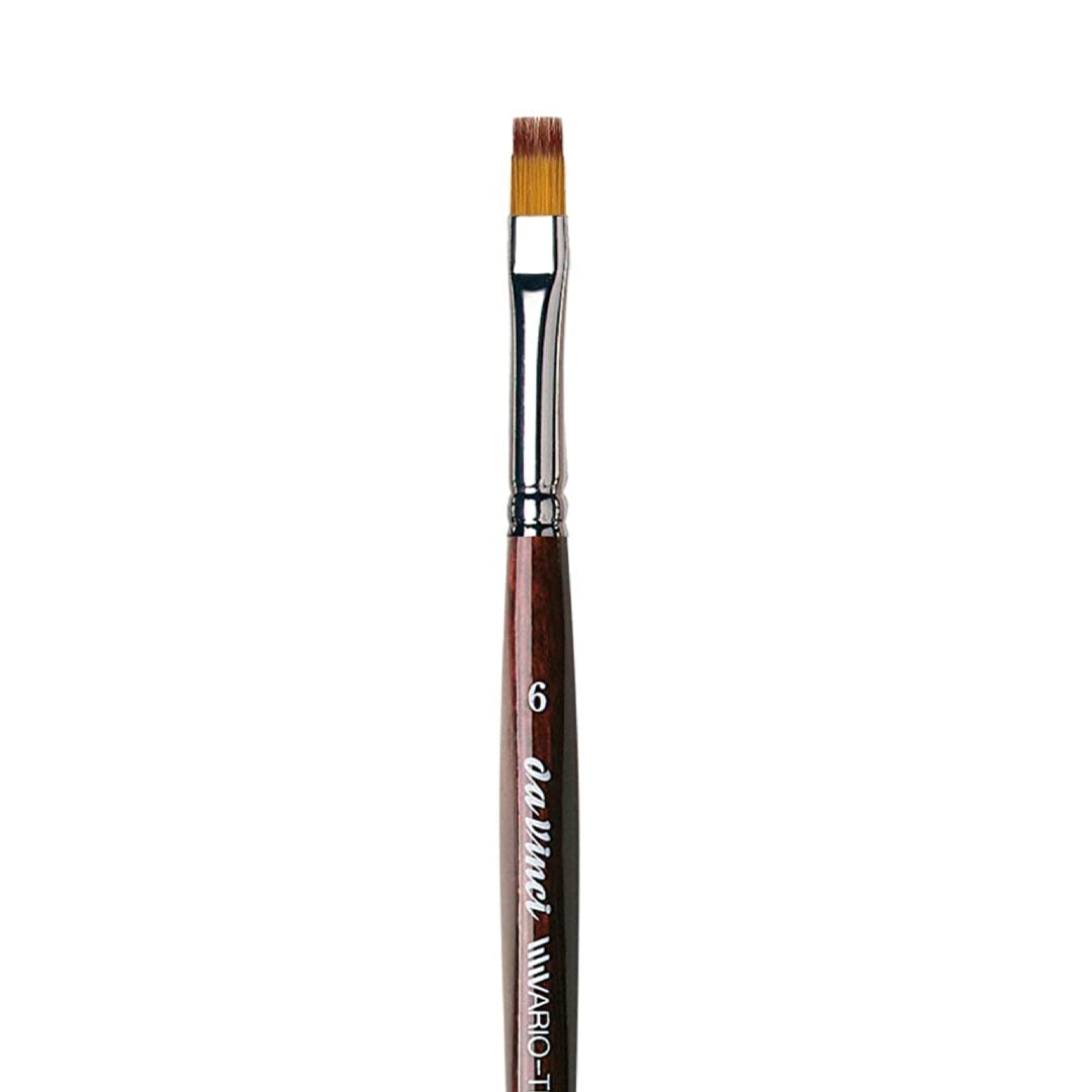 Da Vinci Vario Tip Synthetic Flat Brush, series 1381