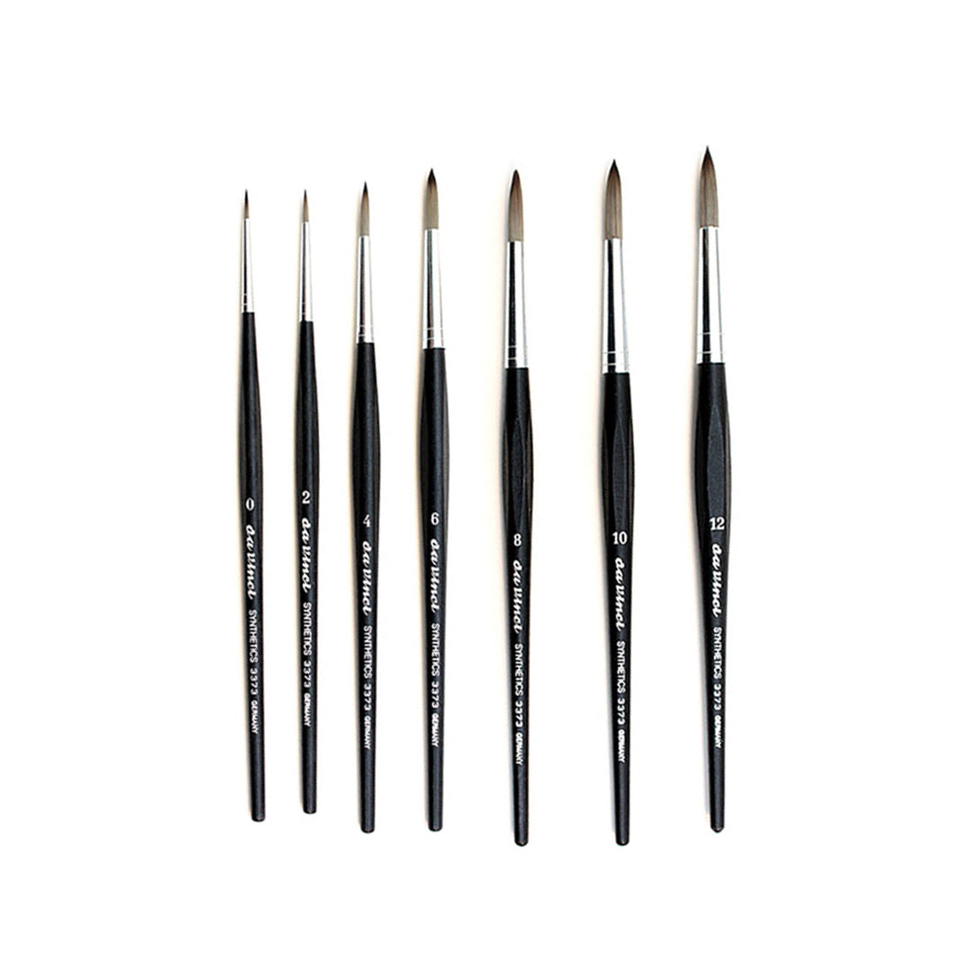Da Vinci Synthetics Round Brush, series 3373