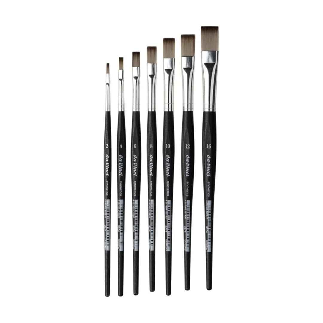 Da Vinci Synthetics Flat Brush, series 3374