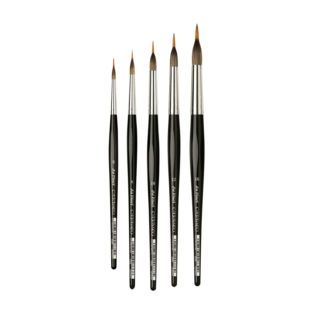 Da Vinci Casaneo Inlaid Liner Synthetic Watercolor Brush, Series 5599